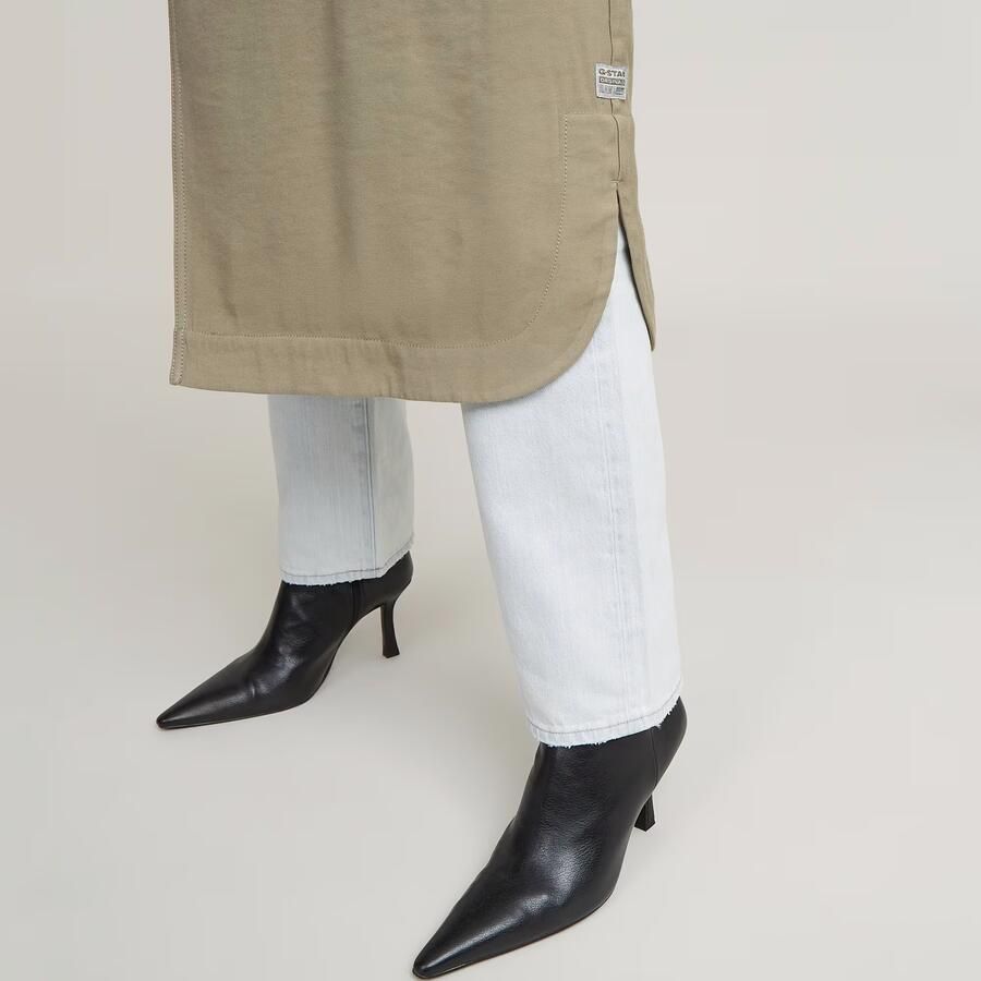 G-Star RAW Fluid Trenchcoat Groen Dames - Foto 2