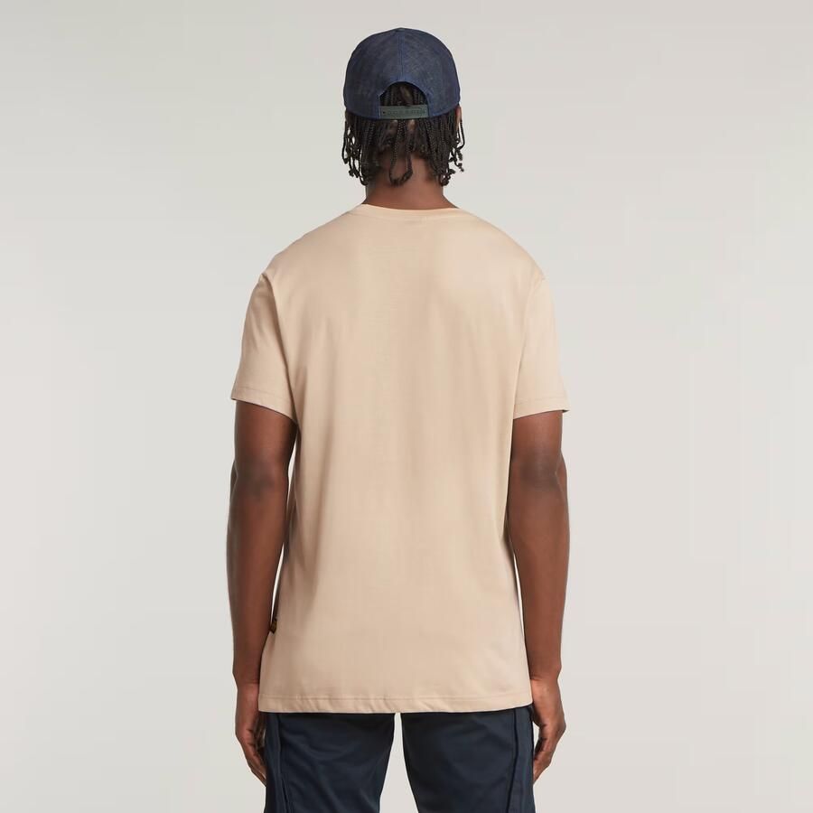 G-Star RAW Flyer Graphic T-Shirt Beige Heren - Foto 3