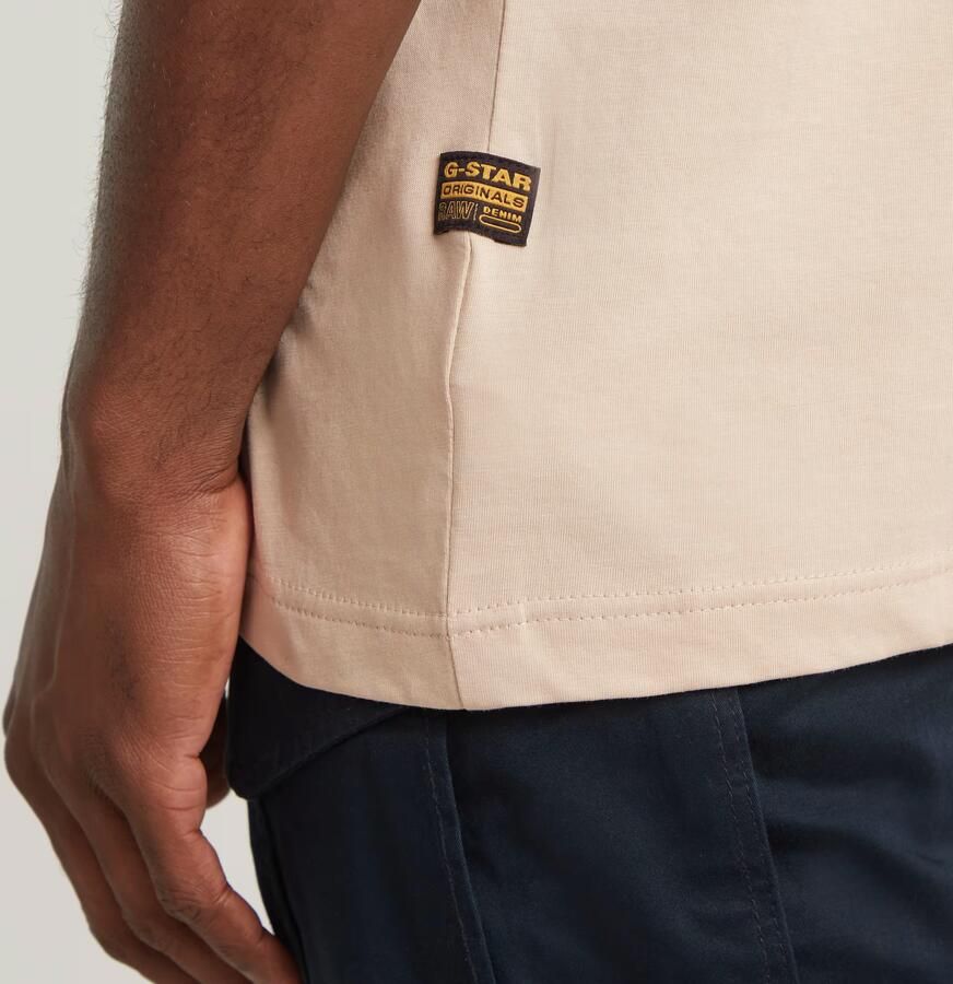 G-Star RAW Flyer Graphic T-Shirt Beige Heren - Foto 7