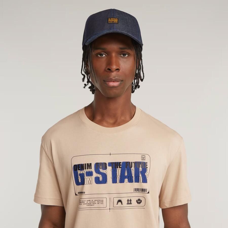 G-Star RAW Flyer Graphic T-Shirt Beige Heren - Foto 5