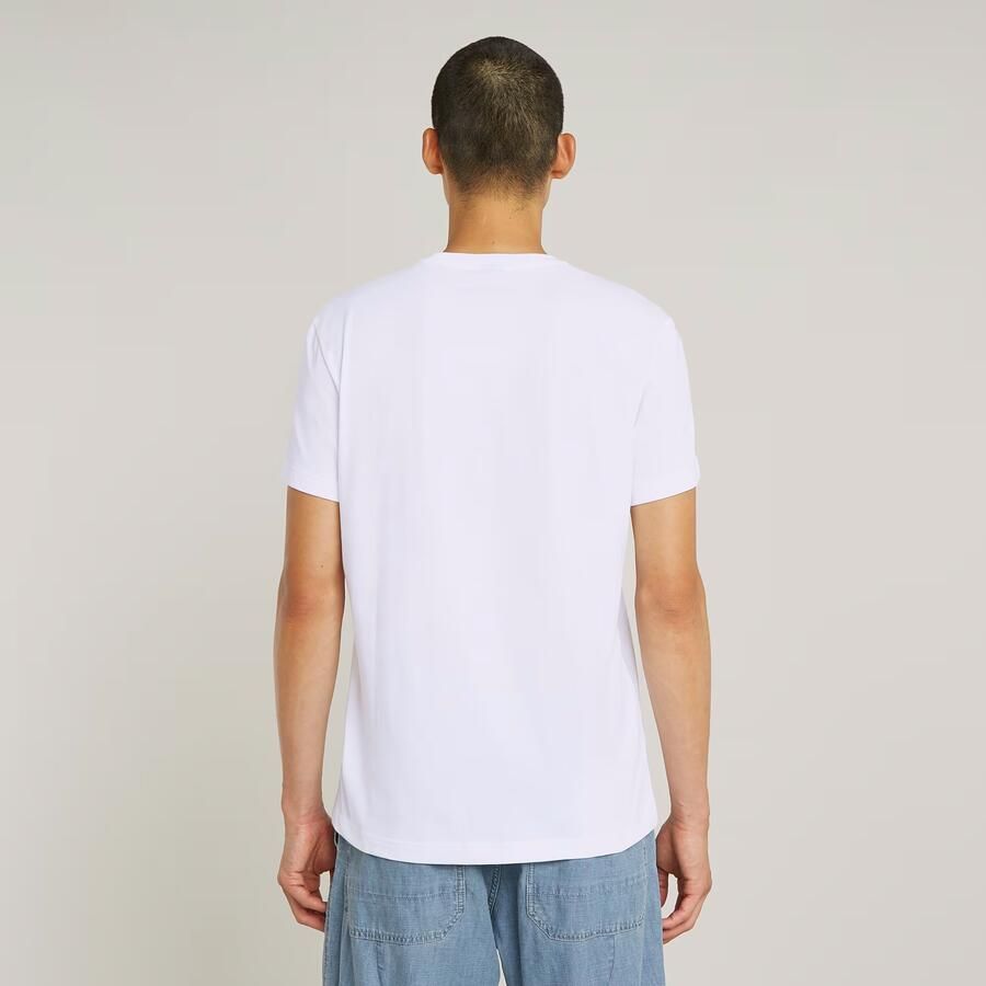 G-Star RAW Flyer Graphic T-Shirt Wit Heren