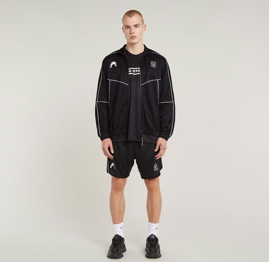G-Star Raw Relaxed fit korte broek met motief- en labelprint model 'Football' - Foto 2