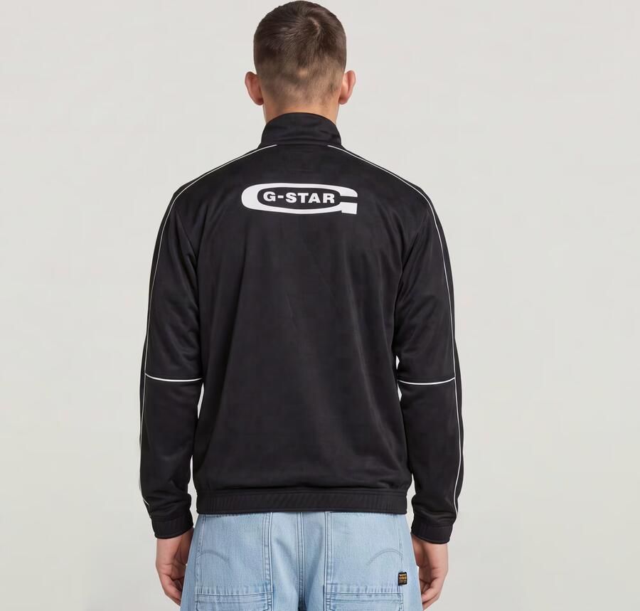 G-Star RAW Football Track Top Zip Thru Zwart Heren - Foto 4