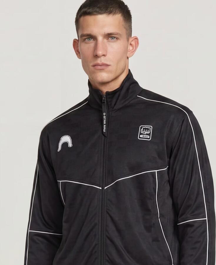 G-Star RAW Football Track Top Zip Thru Zwart Heren - Foto 5