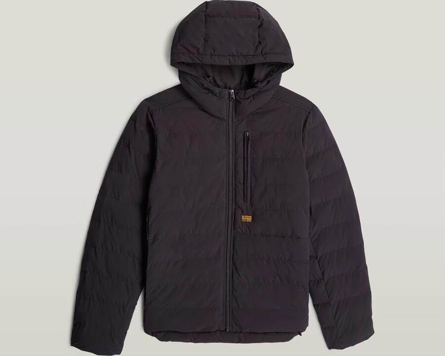 G-Star Raw Gewatteerd jack met borstzak en labeldetail model 'Foundation' - Foto 5
