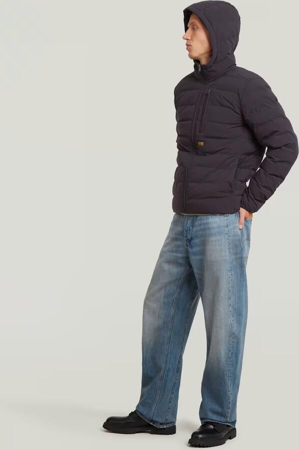 G-Star Raw Gewatteerd jack met borstzak en labeldetail model 'Foundation' - Foto 7