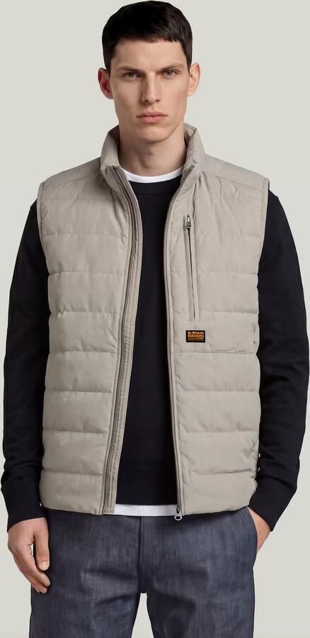 G-Star Raw Regular fit gilet in doorgestikte look model 'Foundation' - Foto 2