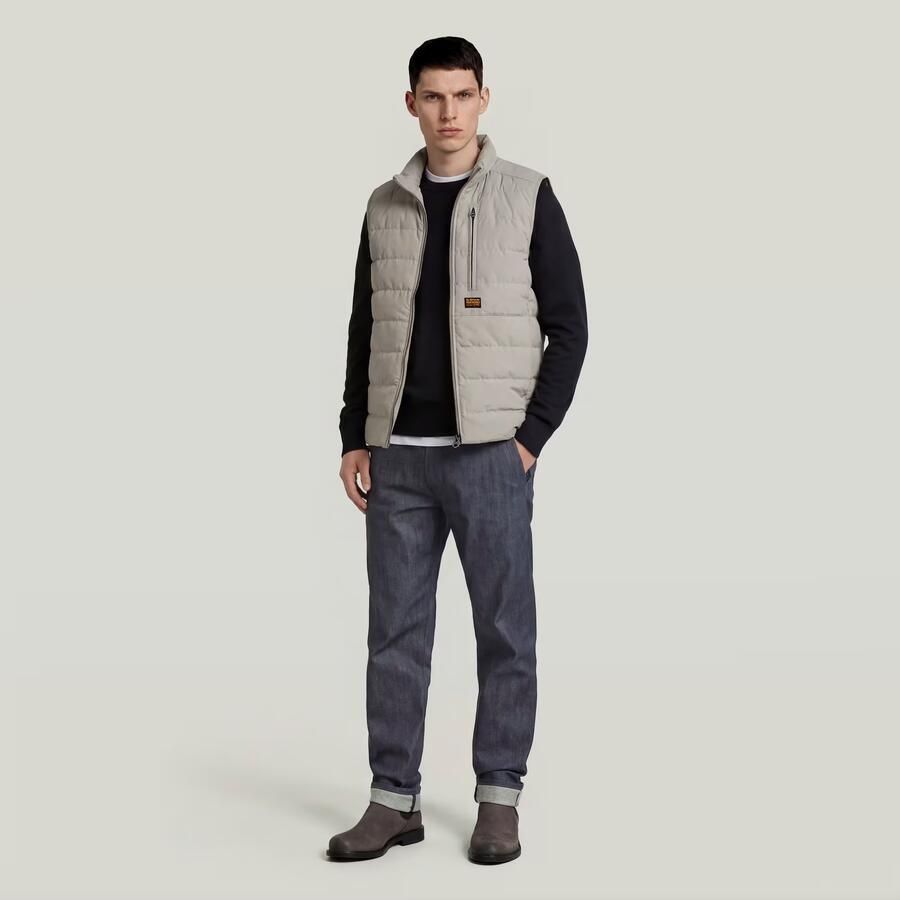 G-Star Raw Regular fit gilet in doorgestikte look model 'Foundation' - Foto 3