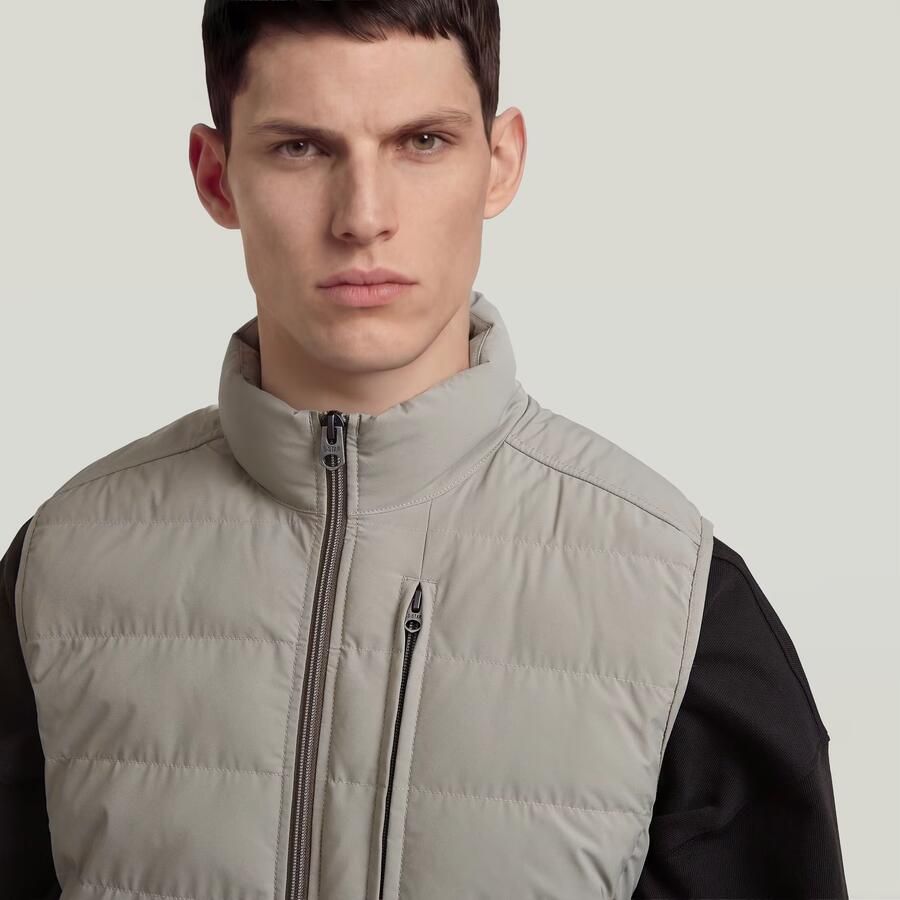 G-Star Raw Regular fit gilet in doorgestikte look model 'Foundation' - Foto 4