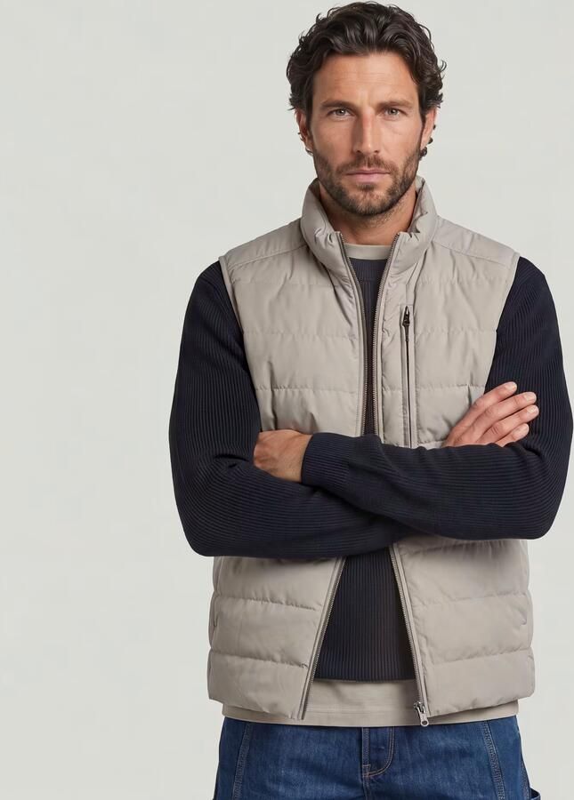 G-Star Raw Regular fit gilet in doorgestikte look model 'Foundation' - Foto 9