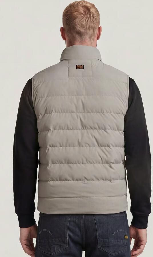 G-Star Raw Regular fit bodywarmer in Stiksels Model 'Foundation' - Foto 9