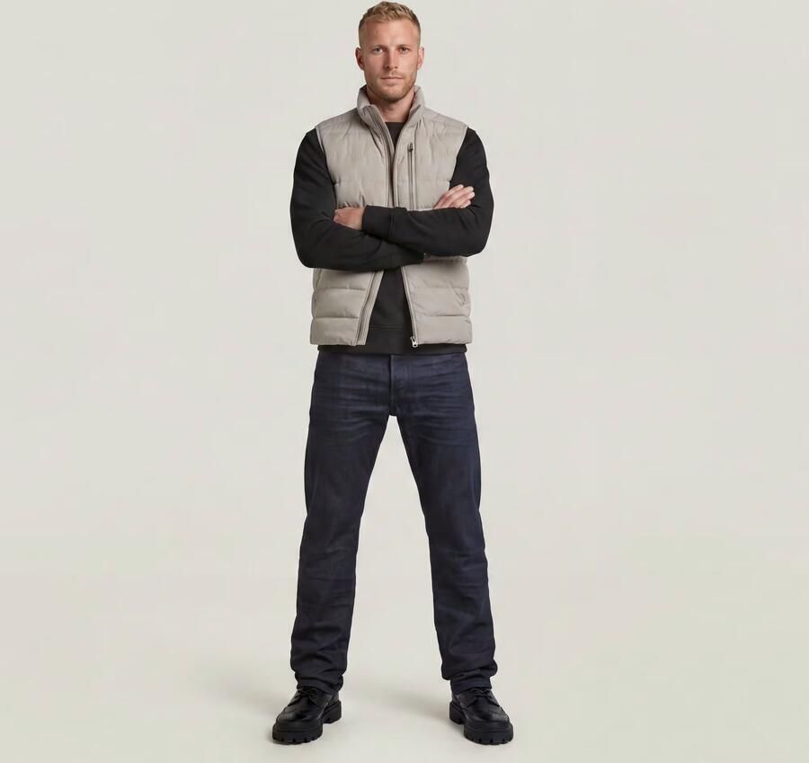 G-Star Raw Regular fit bodywarmer in Stiksels Model 'Foundation' - Foto 4