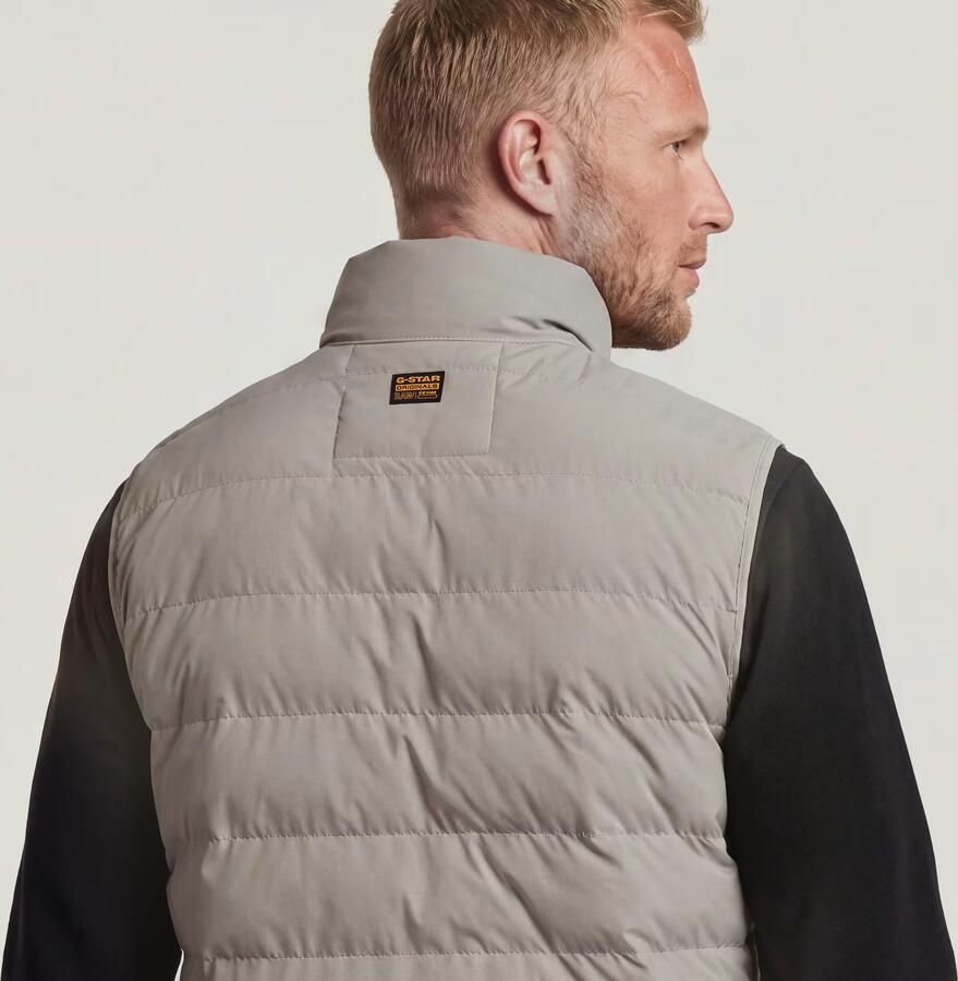 G-Star Raw Regular fit bodywarmer in Stiksels Model 'Foundation' - Foto 3