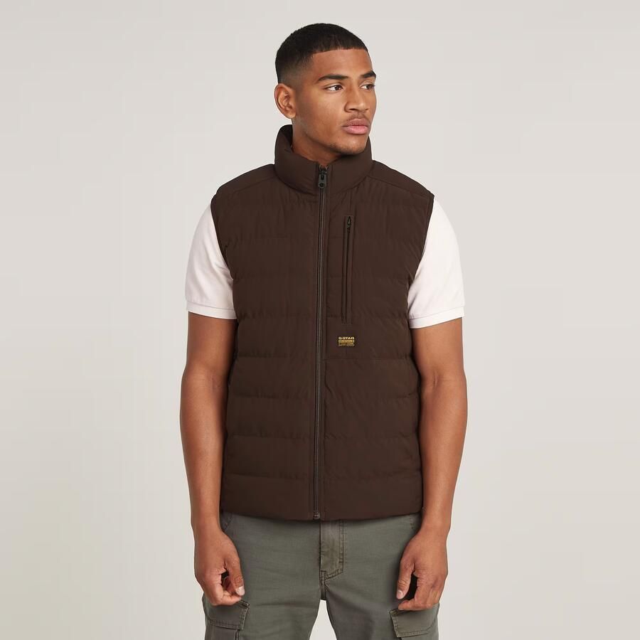 G-Star Raw Blazer D24277-D518 LINER VEST-A926 BROWN - Foto 7