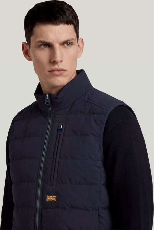 G-Star RAW Foundation Liner Bodywarmer Donkerblauw Heren - Foto 3