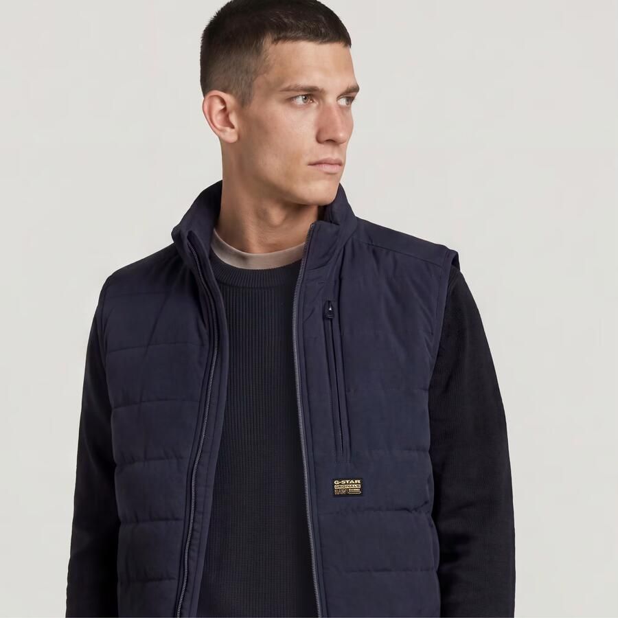 G-Star RAW Foundation Liner Bodywarmer Donkerblauw Heren - Foto 3