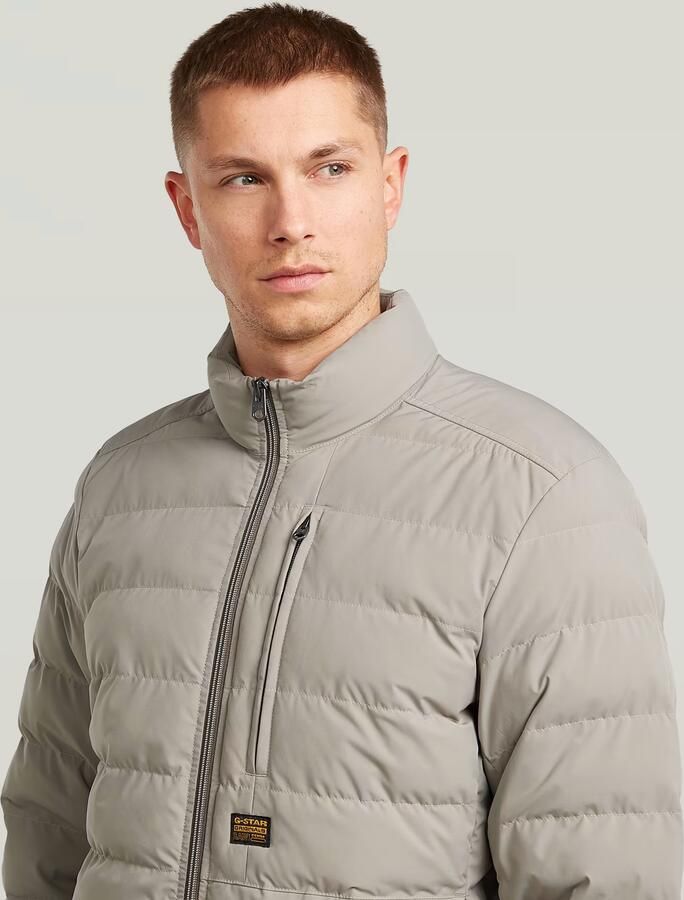 G-Star Raw Regular Fit gewatteerde jas met logopatch model 'Foundation' - Foto 11