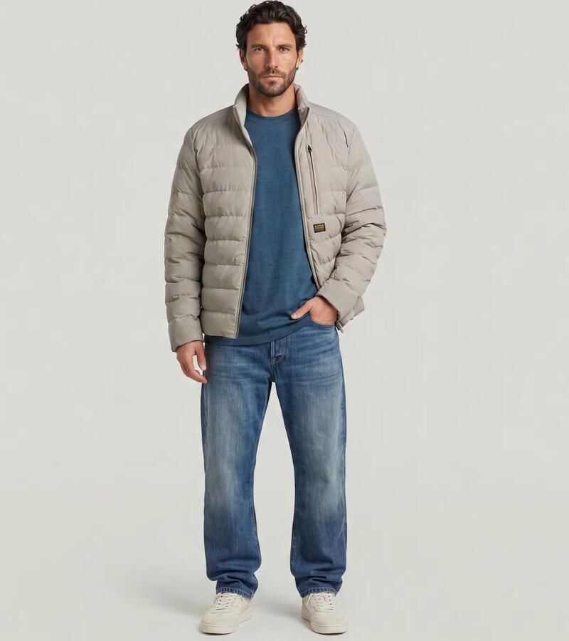 G-Star Raw Regular fit gewatteerd jack met logopatch model 'Foundation' - Foto 10