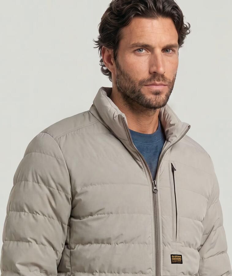 G-Star Raw Regular fit gewatteerd jack met logopatch model 'Foundation' - Foto 11