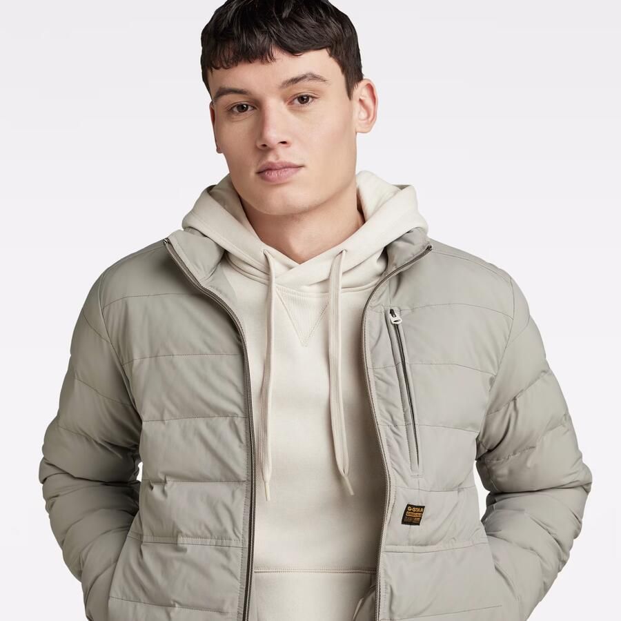 G-Star Raw Regular fit gewatteerd jack met logopatch model 'Foundation' - Foto 9