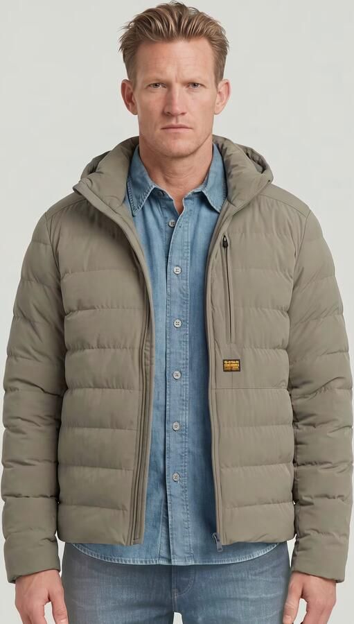 G-Star Raw Gewatteerd jack met labelpatch model 'Foundation - Foto 9
