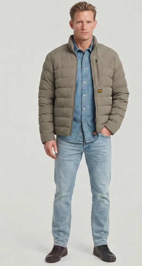G-Star Raw Gewatteerd jack met labelpatch model 'Foundation - Foto 10