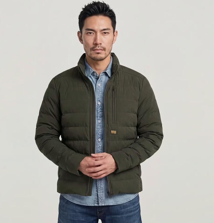 G-Star Raw Gewatteerd jack met labelpatch model 'Foundation - Foto 11