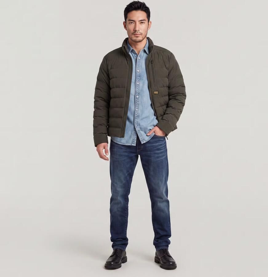 G-Star Raw Gewatteerd jack met labelpatch model 'Foundation - Foto 10
