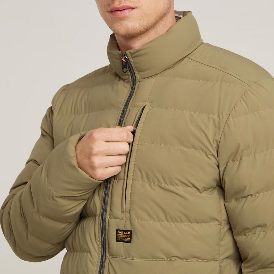 G-STAR RAW Heren Jassen Foundation Liner Jkt Khaki - Foto 7