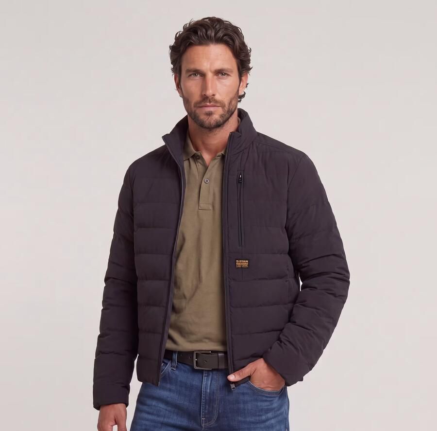 G-Star Raw Gewatteerd jack met opstaande kraag model 'Foundation' - Foto 8