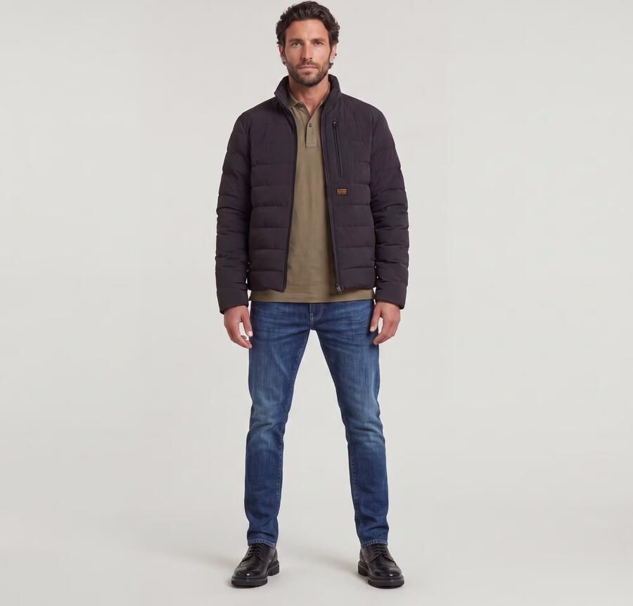 G-Star Raw Gewatteerd jack met opstaande kraag model 'Foundation' - Foto 13