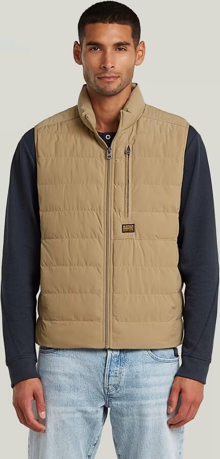 G-Star RAW Foundation Liner Vest Beige Heren