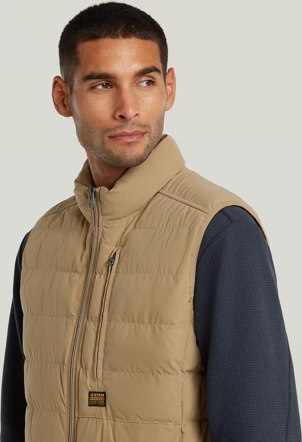 G-Star RAW Foundation Liner Vest Beige Heren - Foto 4