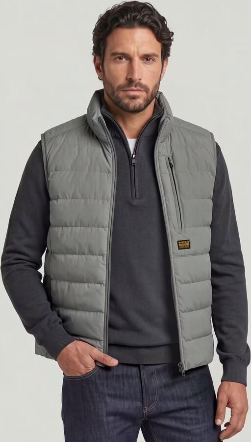 G-Star RAW Foundation Liner Vest Grijs Heren