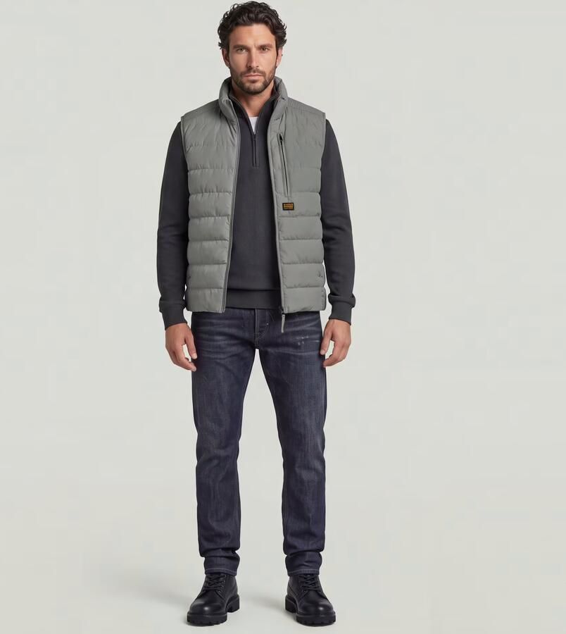 G-Star RAW Foundation Liner Vest Grijs Heren - Foto 4