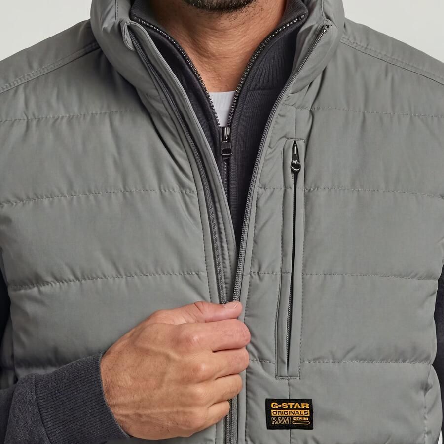 G-Star RAW Foundation Liner Vest Grijs Heren - Foto 2