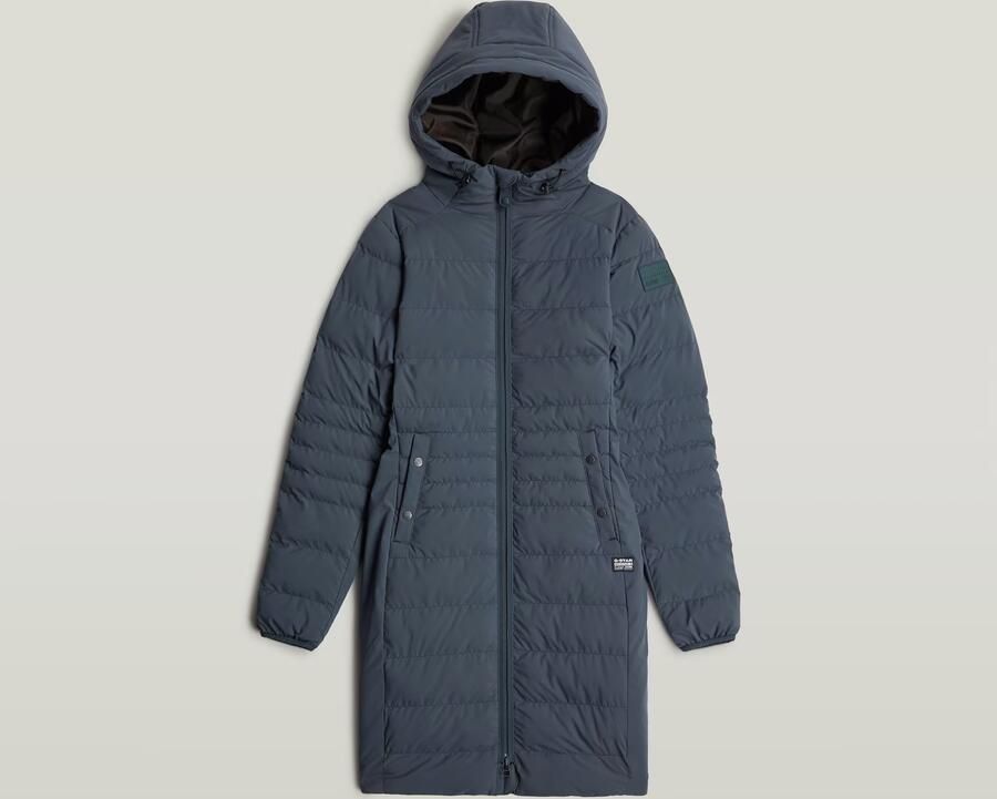 G-Star RAW Gewatteerde jas Foundation Padded Long licht getailleerd lang gesneden - Foto 3