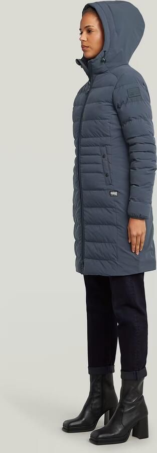 G-Star RAW Gewatteerde jas Foundation Padded Long licht getailleerd lang gesneden - Foto 5