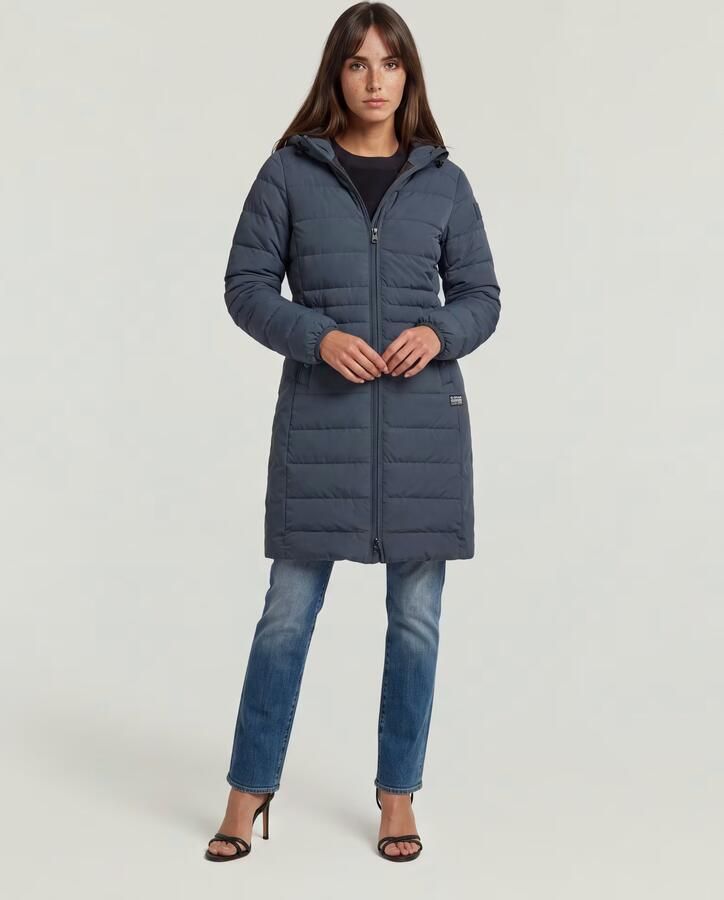 G-Star RAW Gewatteerde jas Foundation Padded Long licht getailleerd lang gesneden - Foto 6