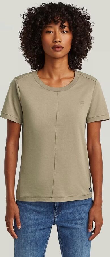 G-Star RAW Front Seam T-Shirt Beige Dames - Foto 6