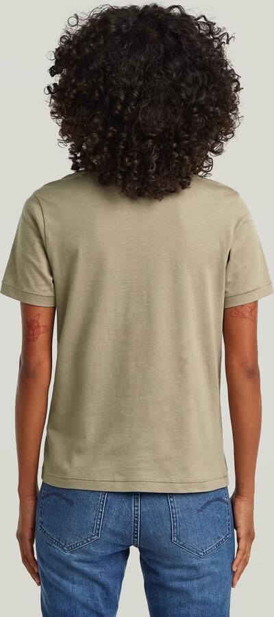 G-Star RAW Front Seam T-Shirt Beige Dames - Foto 3