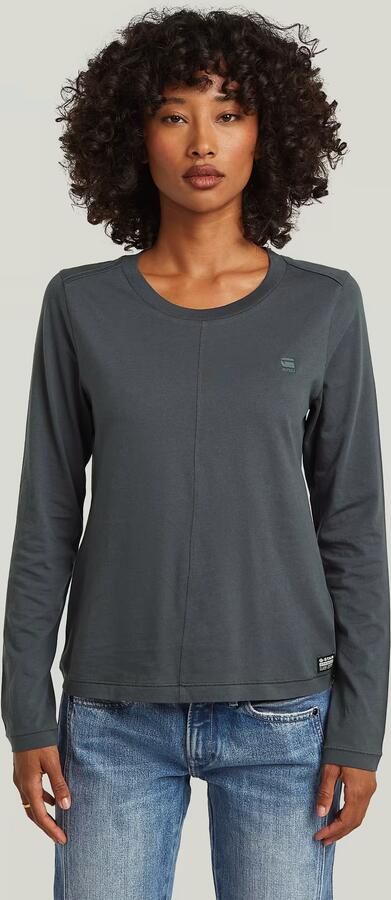 G-Star RAW Front Seam T-Shirt Donkerblauw Dames - Foto 6