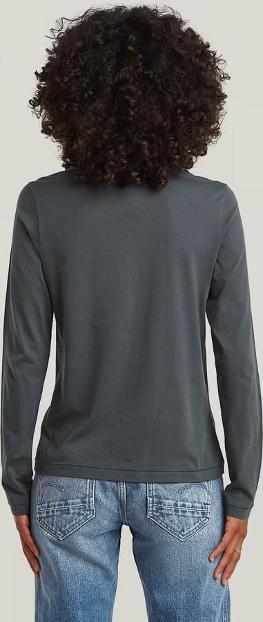 G-Star RAW Front Seam T-Shirt Donkerblauw Dames - Foto 5