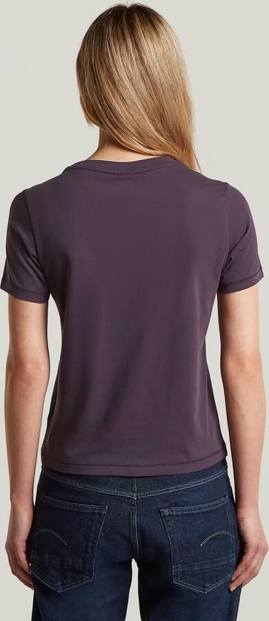 G-Star RAW Front Seam T-Shirt Paars Dames - Foto 6