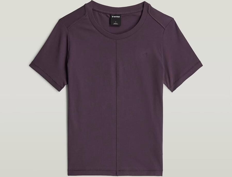G-Star RAW Front Seam T-Shirt Paars Dames - Foto 3