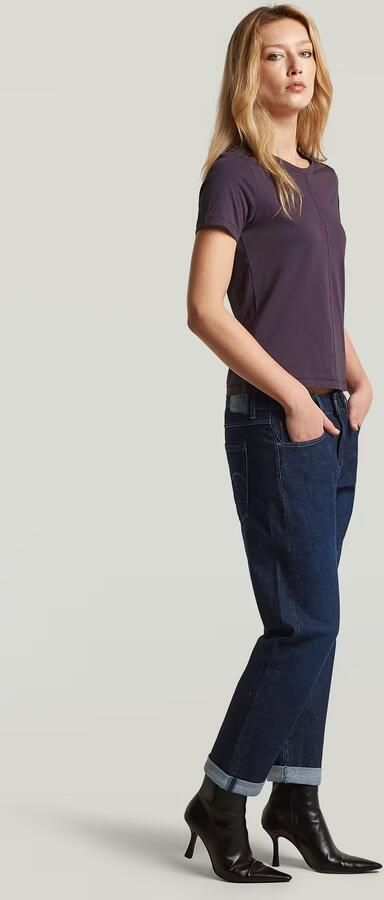 G-Star RAW Front Seam T-Shirt Paars Dames - Foto 7