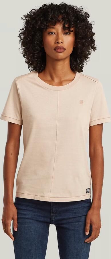 G-Star RAW Front Seam T-Shirt Roze Dames - Foto 6