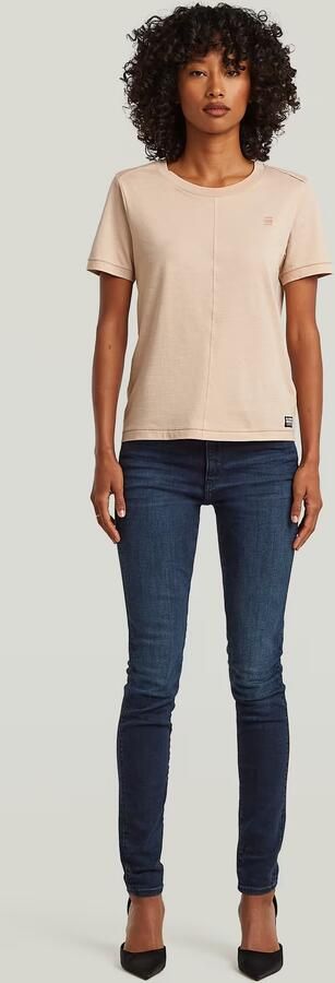 G-Star RAW Front Seam T-Shirt Roze Dames - Foto 4