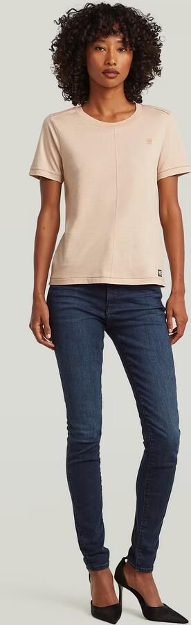 G-Star RAW Front Seam T-Shirt Roze Dames - Foto 5