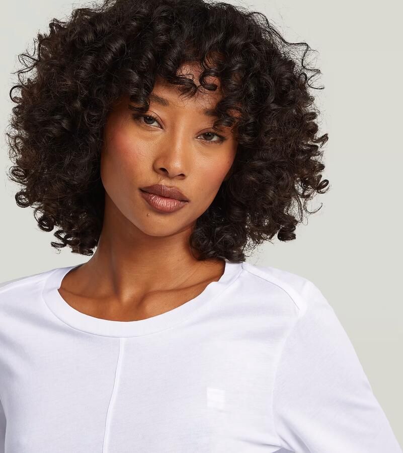 G-Star RAW Front Seam T-Shirt Wit Dames - Foto 2